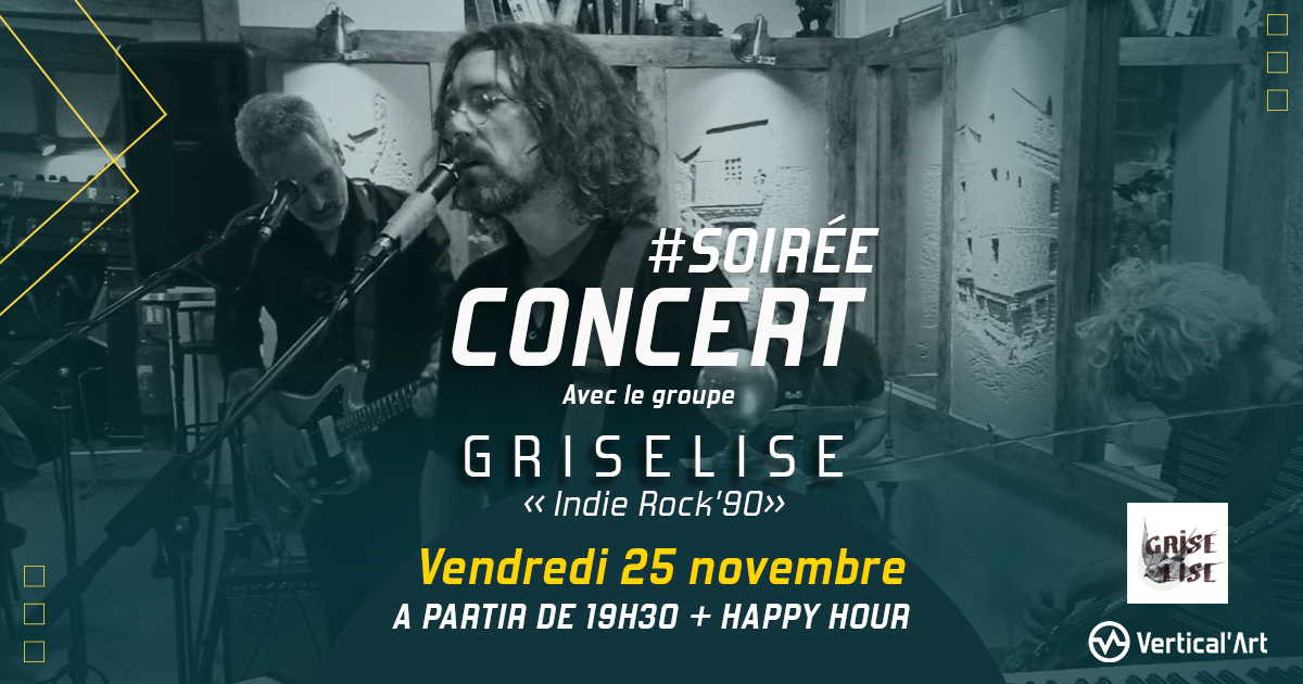 Concert Griselise Vertical'Art Le Mans vendredi 25 novembre