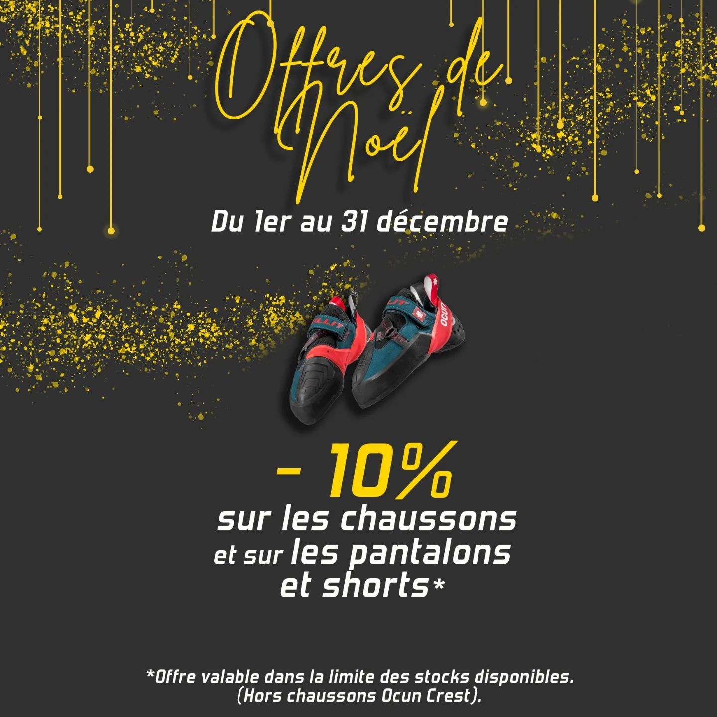Offre de Noël Vertical'Art Le Mans 2022 -10% sur le shop V2