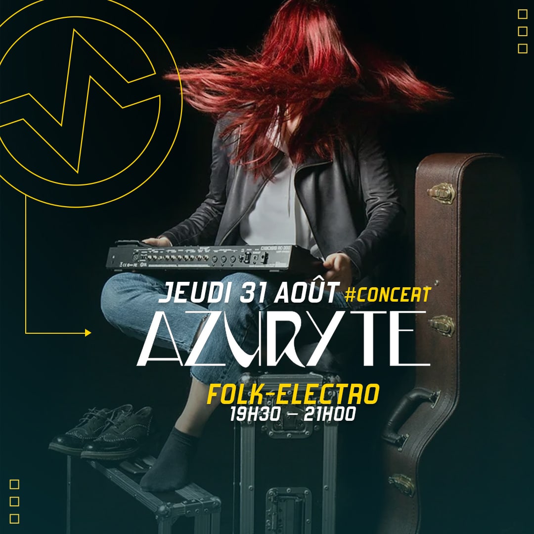 Concert avec Azuryte à Vertical'Art Le Mans jeudi 31 août
