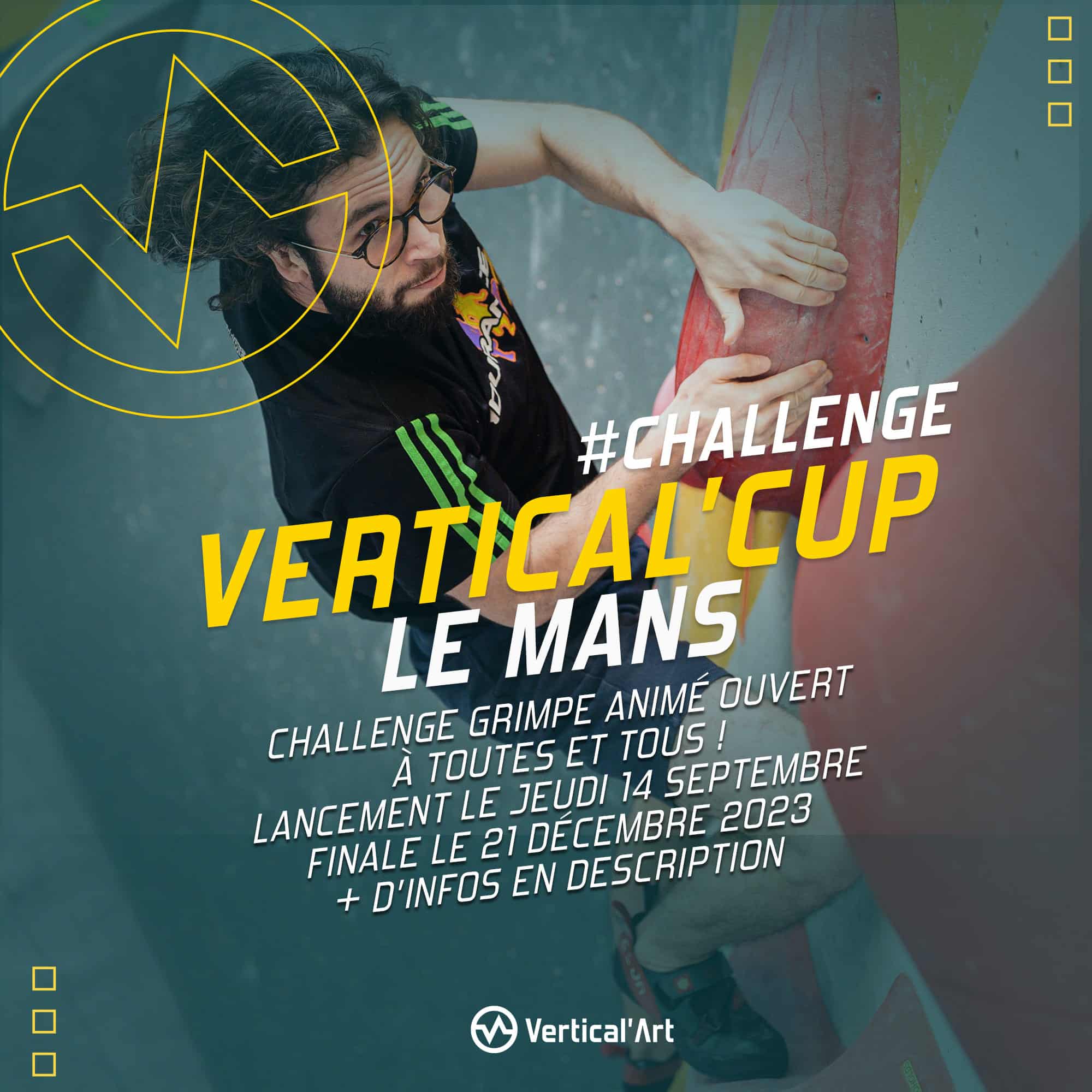 Vertical Cup : Challenges grimpants un jeudi sur deux à Vertical'Art Le Mans