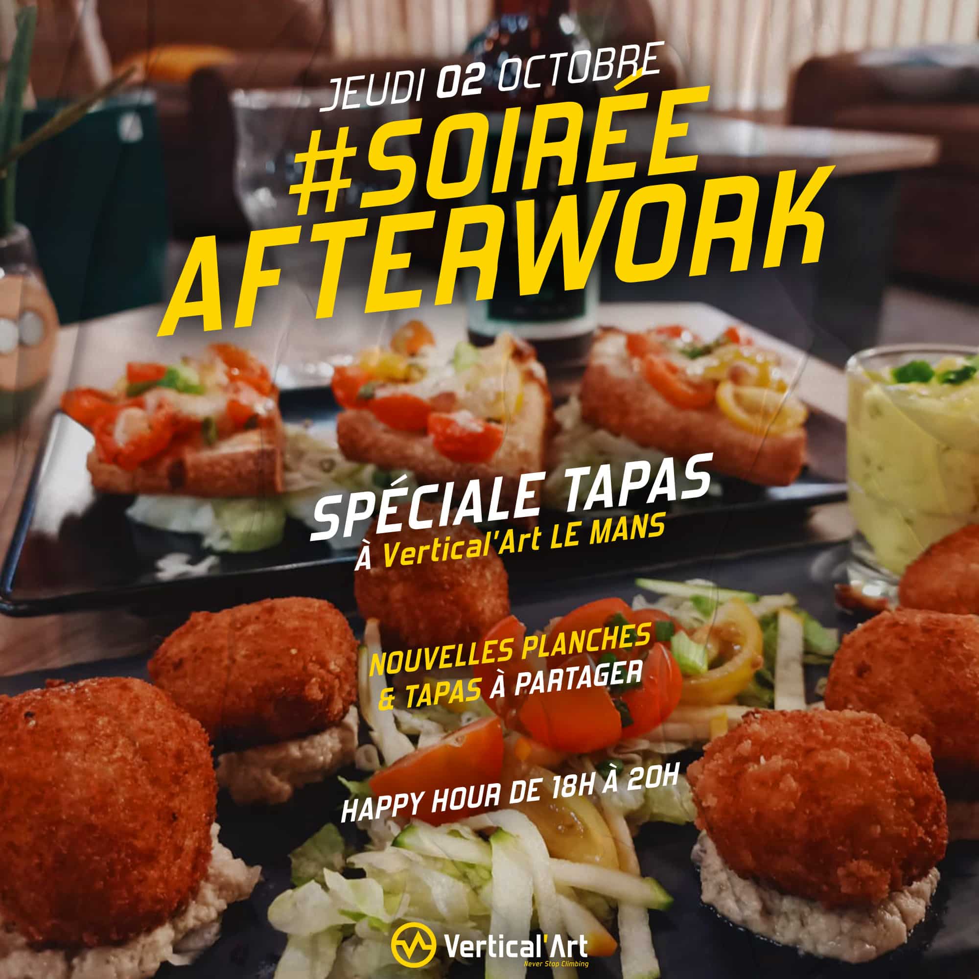AFTERWORK TAPAS - LE MANS - Insta