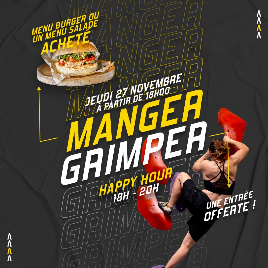 MANGER GRIMPER - Le Mans - Insta