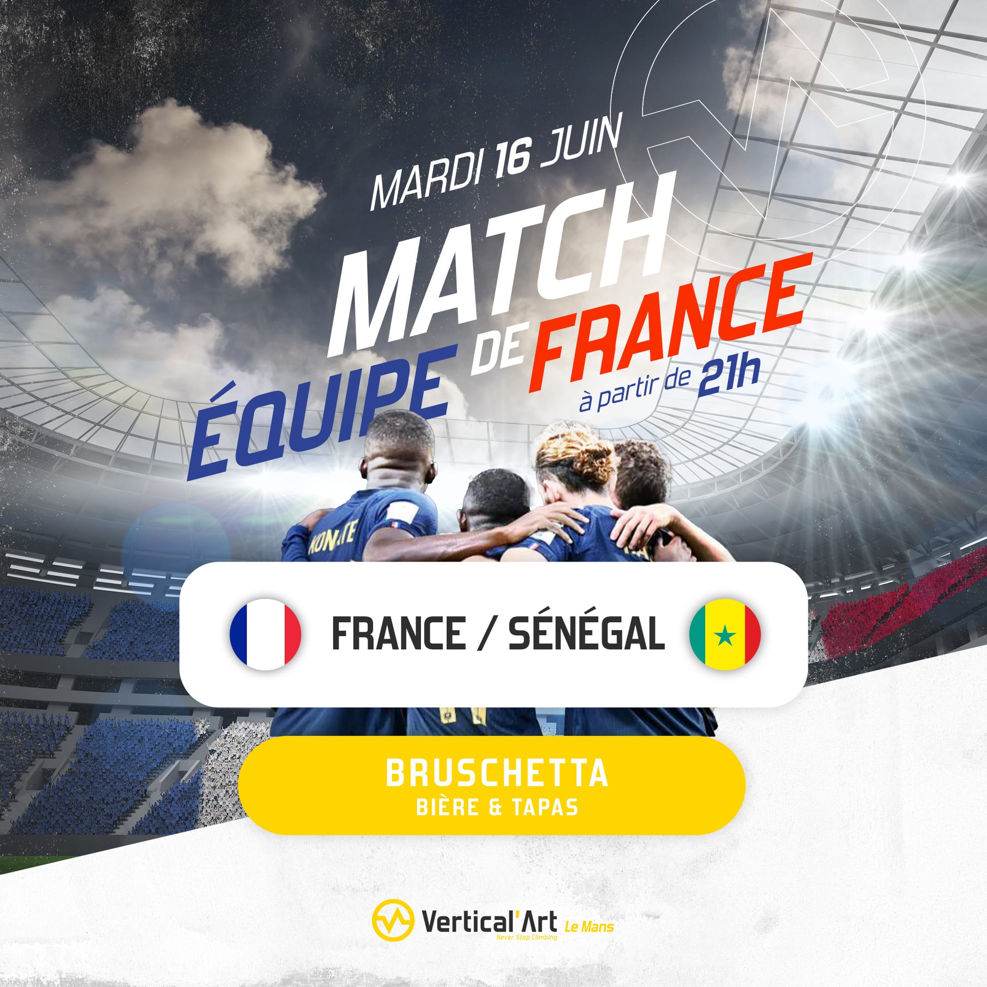 MATCH FRANCE - Le Mans - Insta